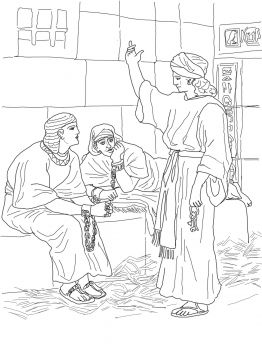 Joseph in prison coloring page super coloring sunday school coloring pages bible coloring pages bible story crafts