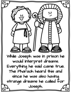 Joseph and his brothers coloring book by ms a s place tpt