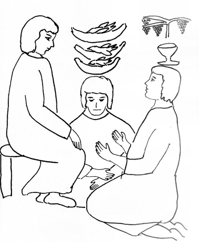 Bible story coloring page for joseph in prison free bible stories for children