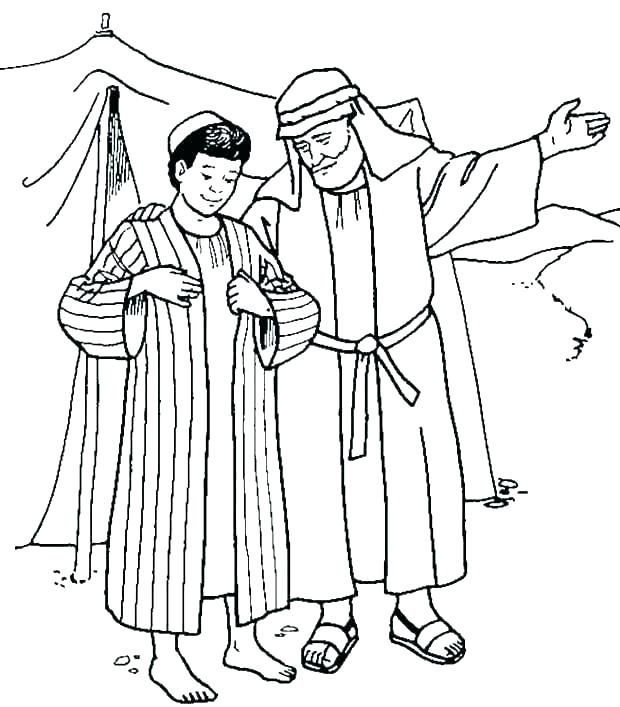 Joseph coloring pages