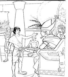 Egypt famine joseph coloring joseph interpreting pharaohs dreams bible coloring page sunday school coloring pages bible coloring pages bible activities