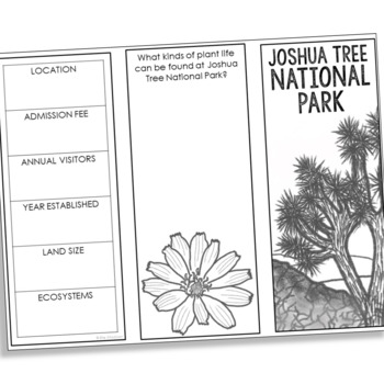 Joshua tree national park research project virtual field trip activity