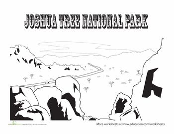 Slideshow joshua tree national park coloring pages joshua tree national park joshua tree national parks