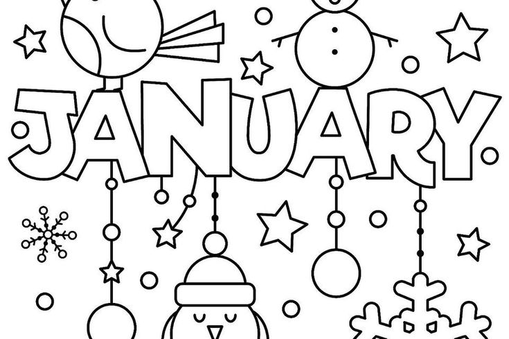 Celebrate the new year with free printable coloring pages