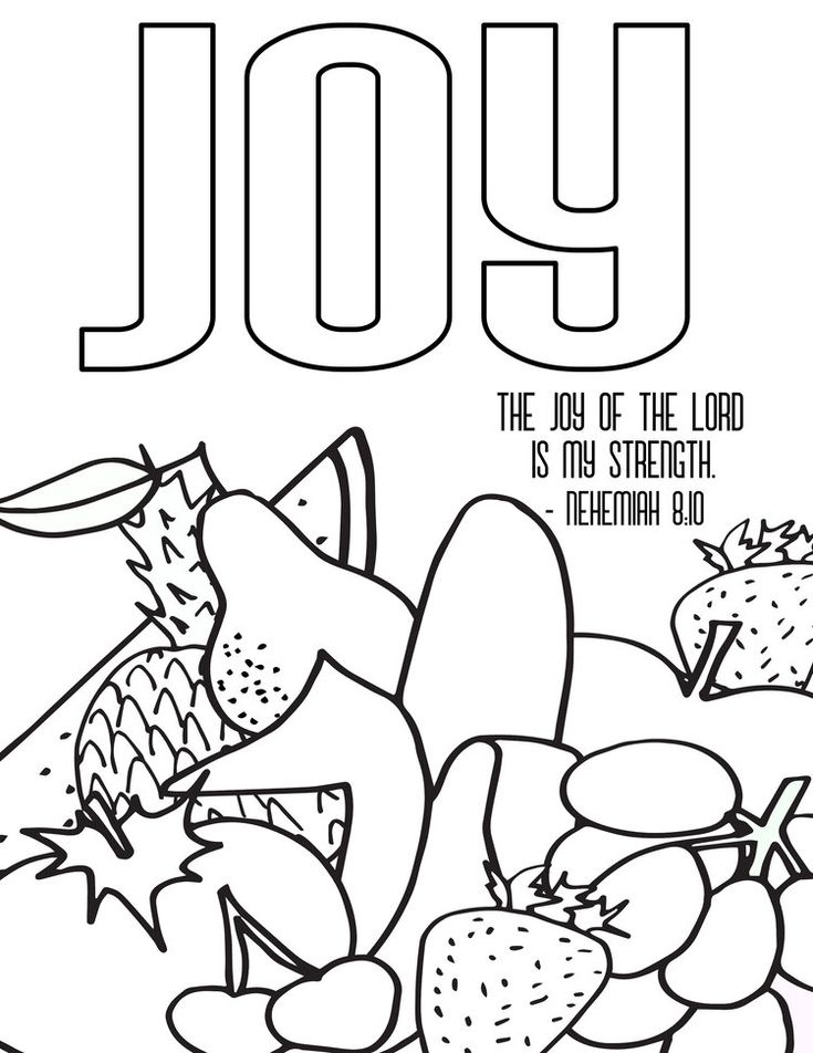 Free joy coloring pages â stevie doodles christian coloring sunday school coloring pages coloring pages