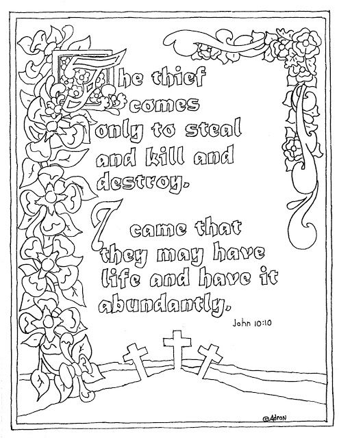 Coloring pages for kids by mr adron words of jesus bible verse coloring page coloring pages for kids bible verse coloring