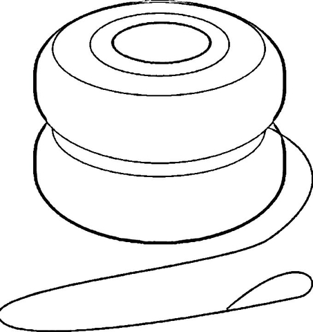 Yoyo coloring page free printable coloring pages