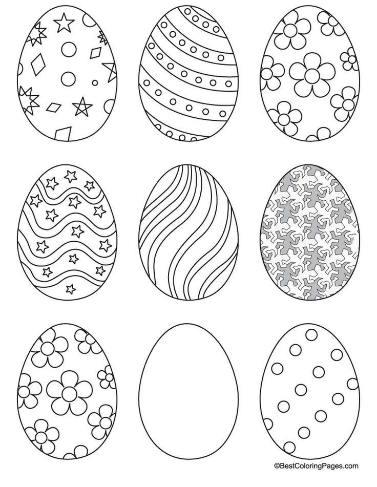 Huevos de pascua para colorear easter kids easter egg coloring pages easter colouring