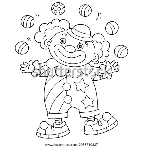 Outline clown images stock photos d objects vectors