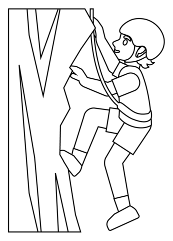 Person climbing emoji coloring page free printable coloring pages