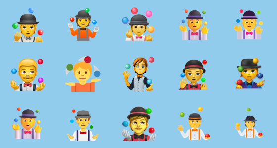 Ð person juggling emoji