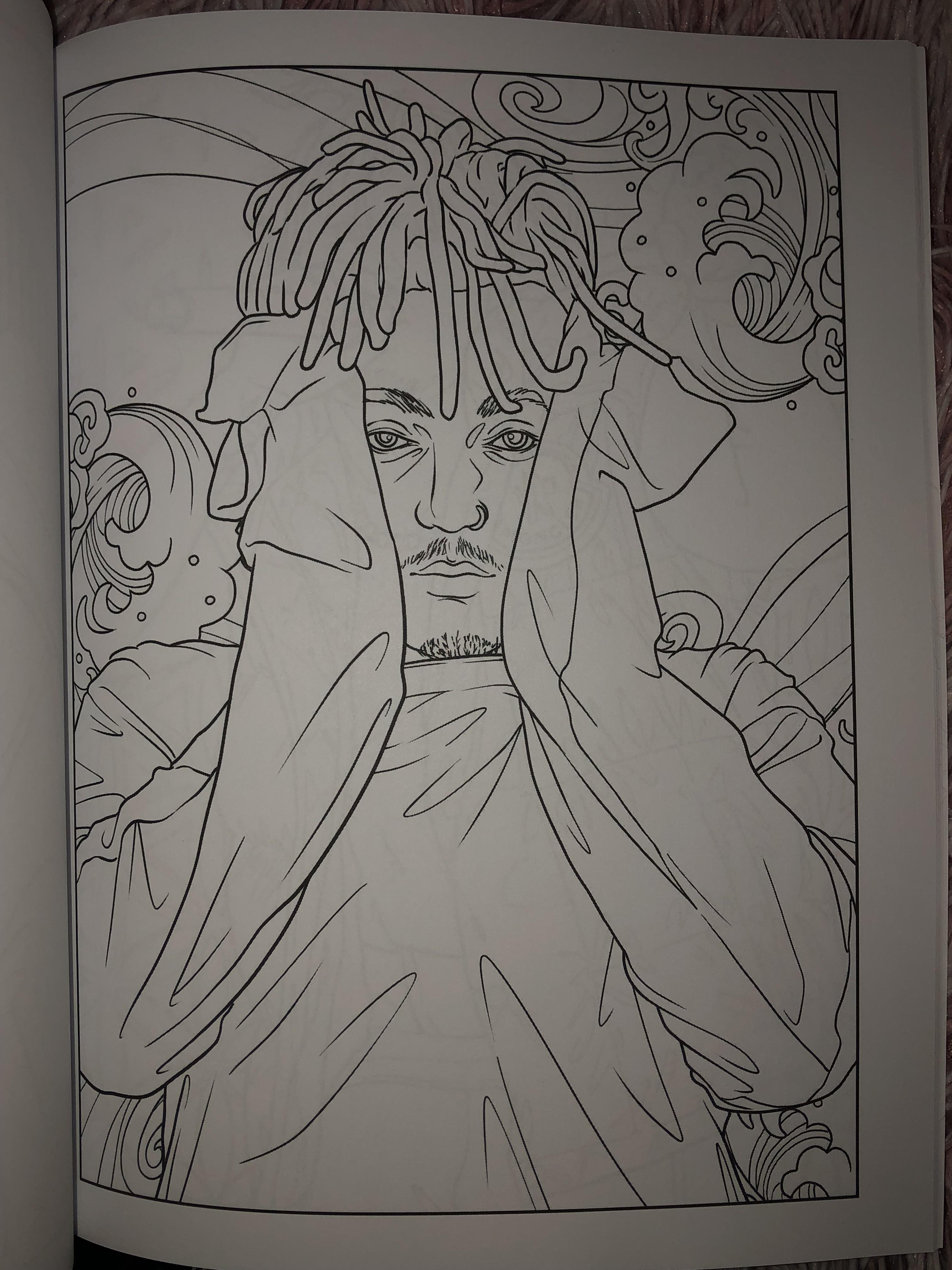 Got this sick juice wrld coloring book today ã rjuicewrld