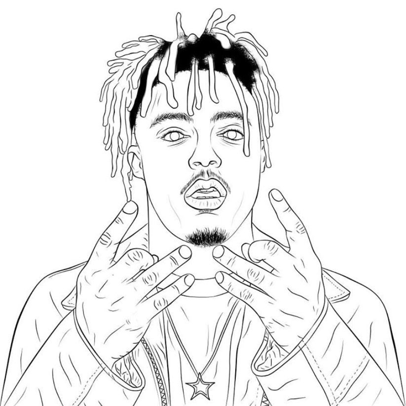 Pin by moon mcguinness on juice wrld hip hop art drawing easy graffiti drawings graffiti drawing