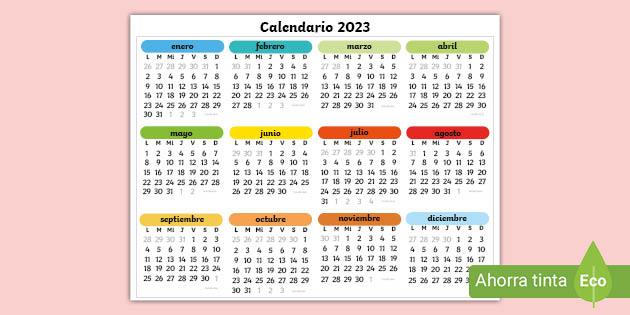 Calendario teacher