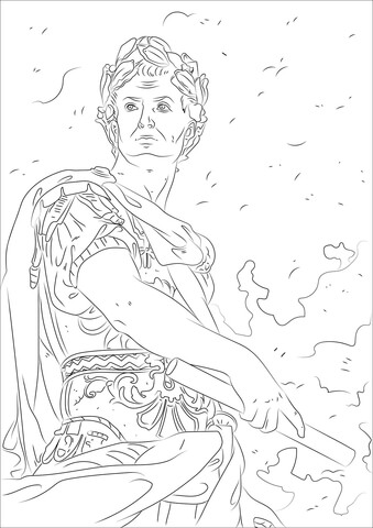 Julius caesar coloring page free printable coloring pages