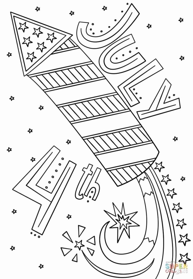 Th of july coloring pages to memorate the independence day pdf