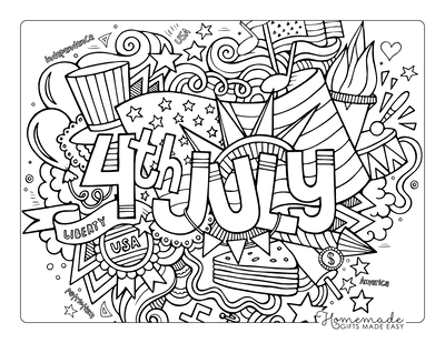 Fourth of july coloring pages free independence day printables