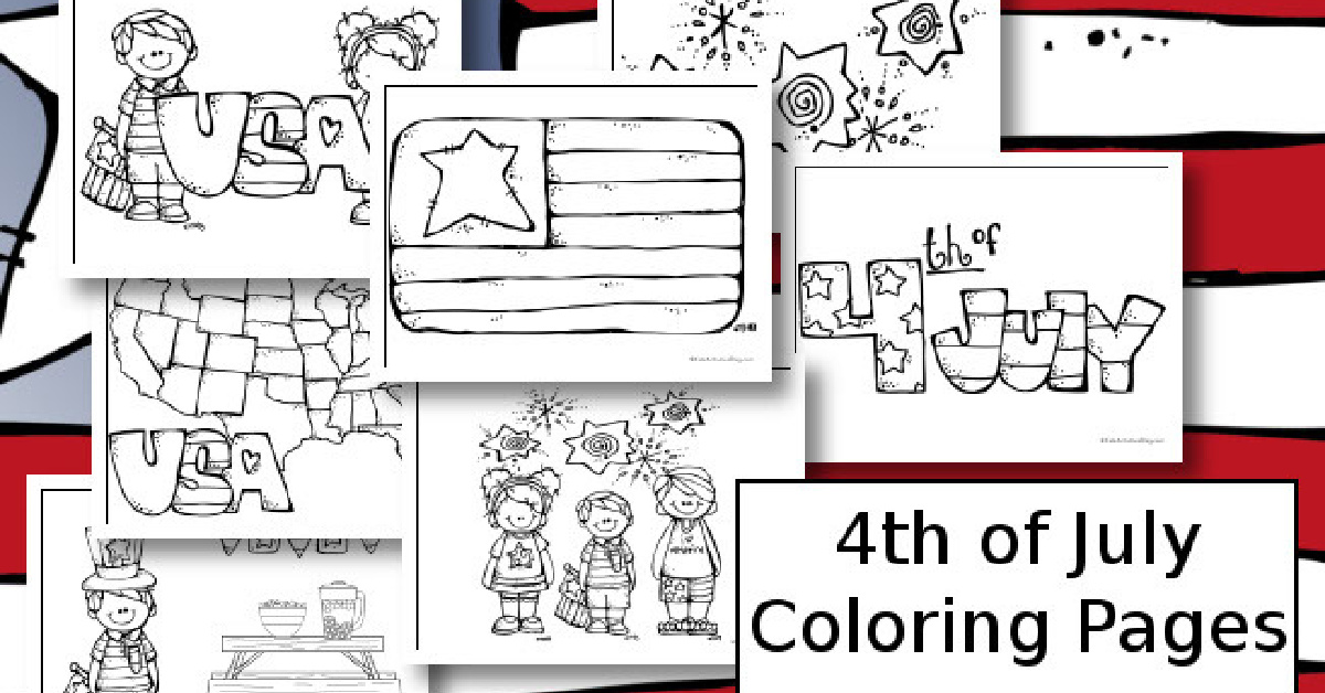 Festive free fourth of july coloring pages kids activities blog