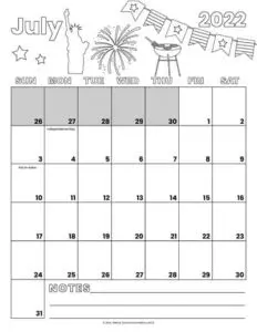 Calendar printables pdf bundles mrs merry