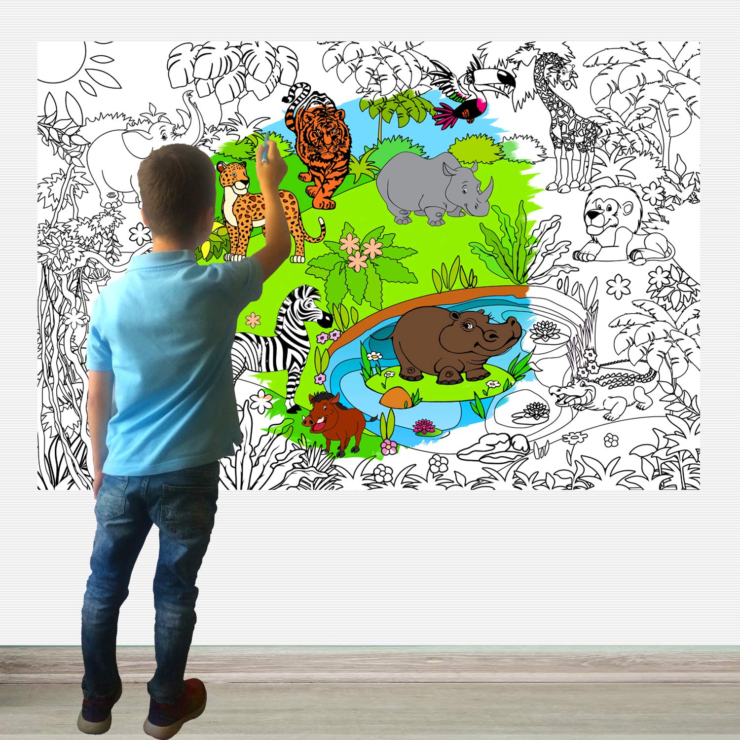 Alex art giant coloring poster