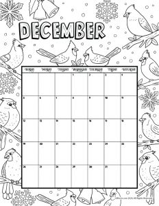 Printable coloring calendar for and woo jr kids activities childrens publishing