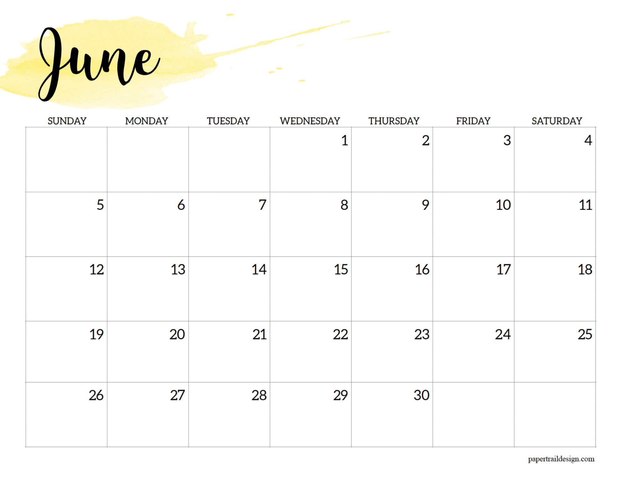 Calendar printable