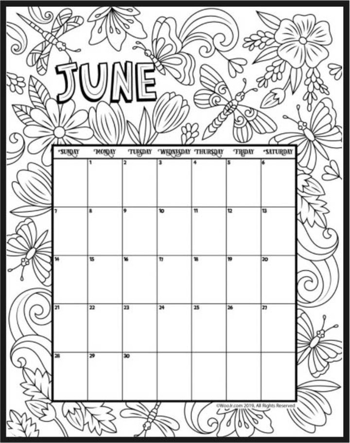 How to make a monthly calendar in steps