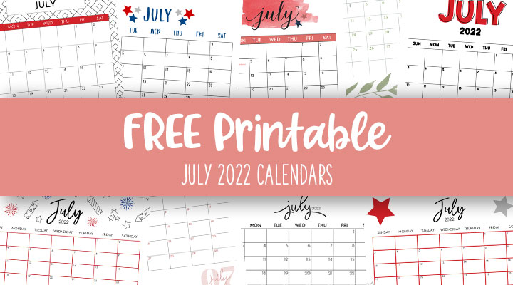 July calendars