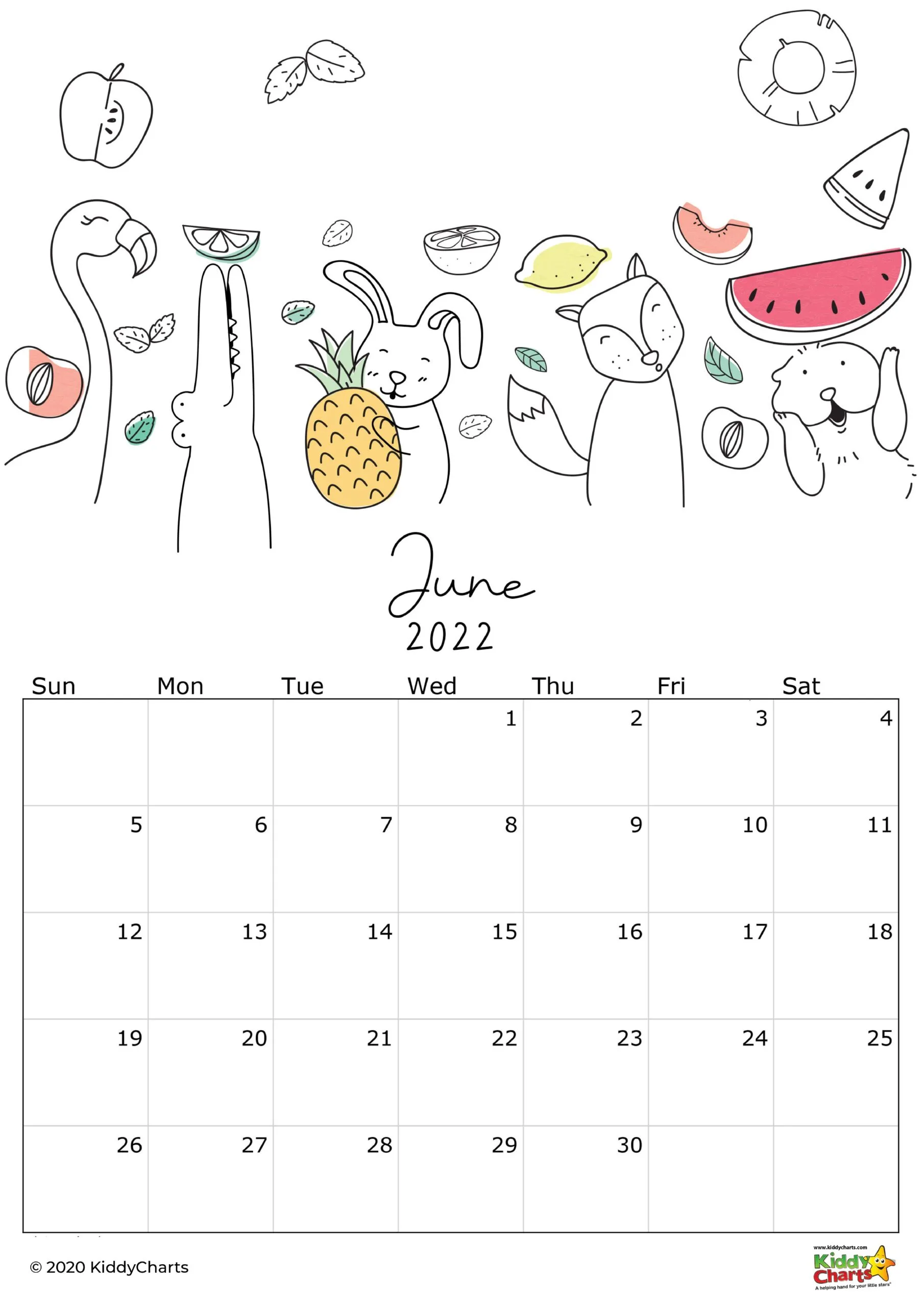 Calendar thats printable kids