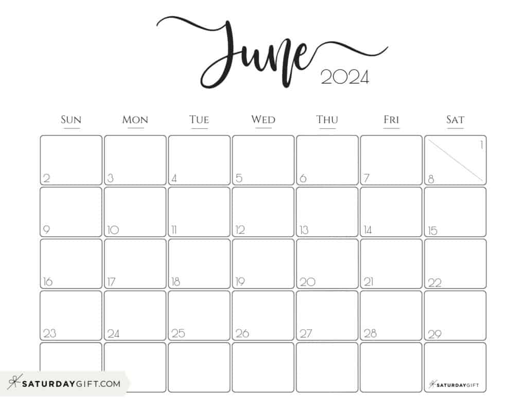 June calendar