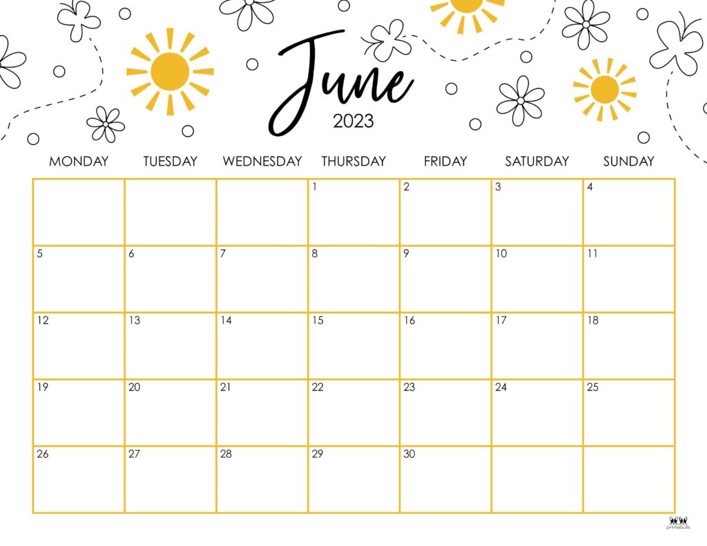 June calendars