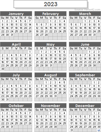 Calendar templates and images