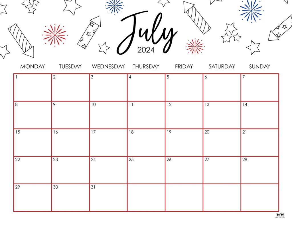 July calendars