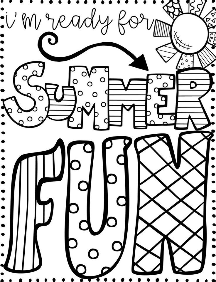 June coloring pages