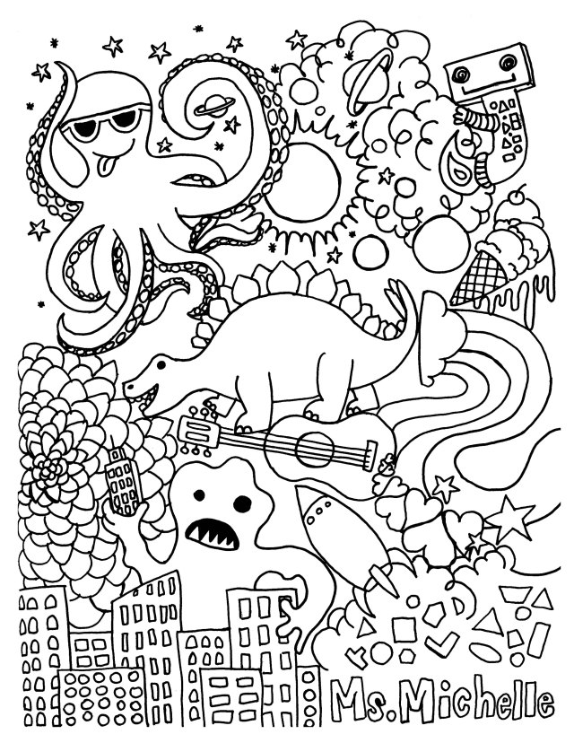 June coloring page