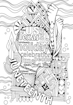 Juneteenth june th freedom day coloring pages by color in fun tpt