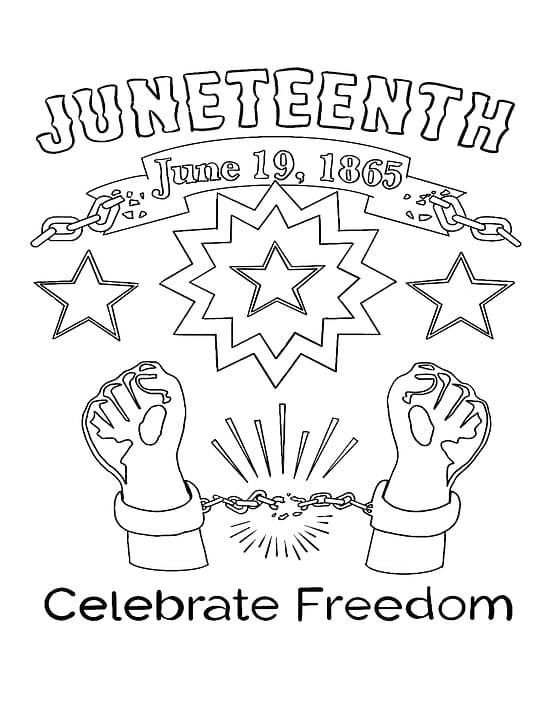 Juneteenth coloring pages