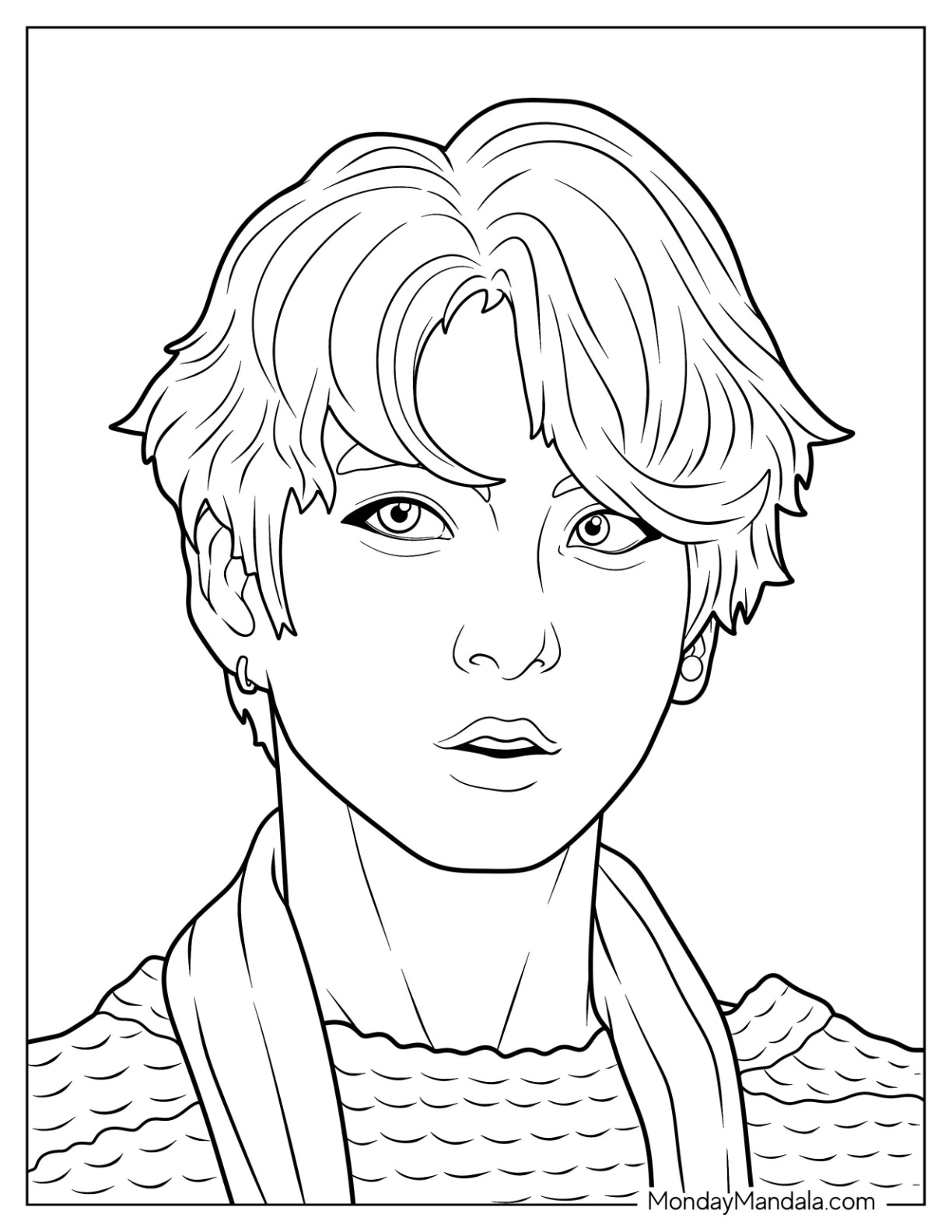 Bts coloring pages free pdf printables