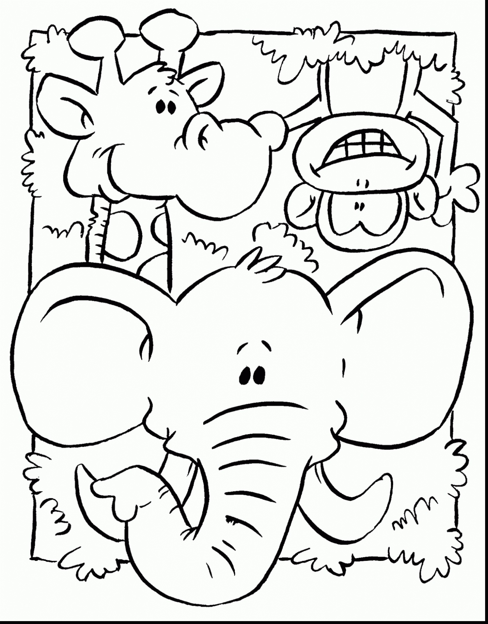 Animal coloring pages