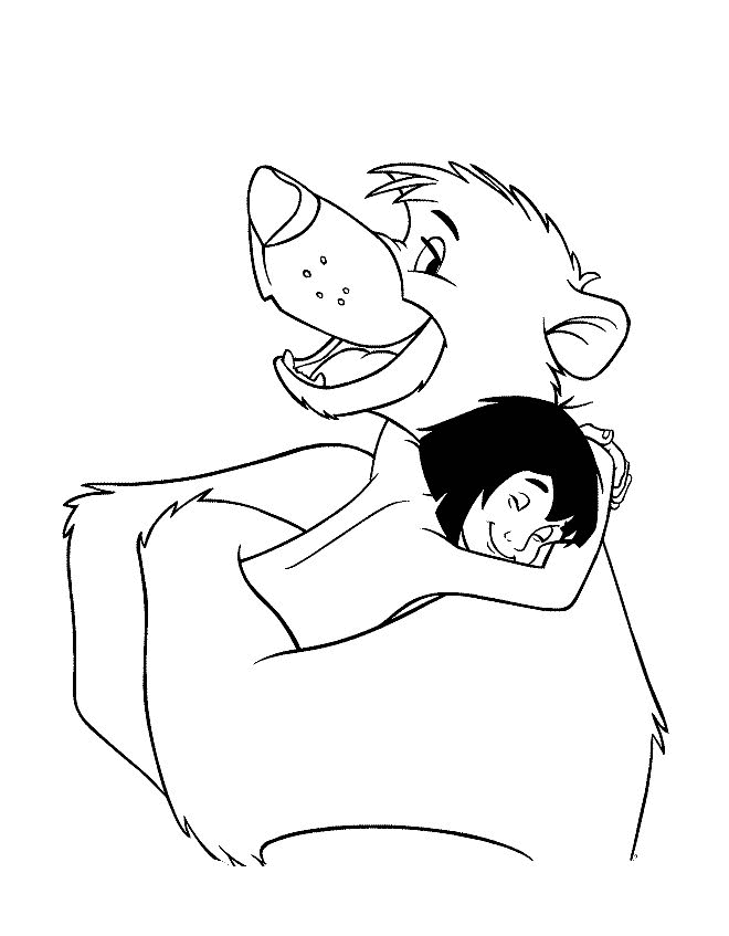 Jungle book coloring pages