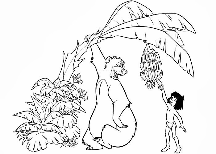 Jungle book coloring pages