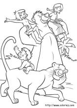 Jungle book coloring pages on coloring