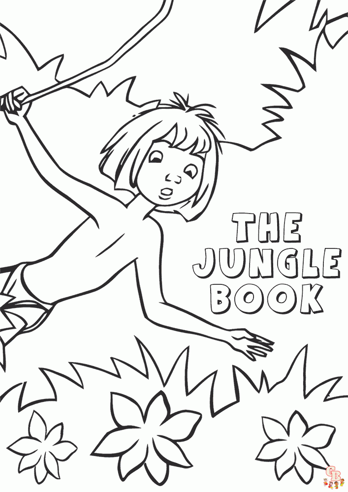 Jungle animals coloring pages free for kids