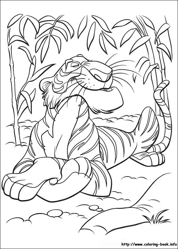 Jungle book coloring picture