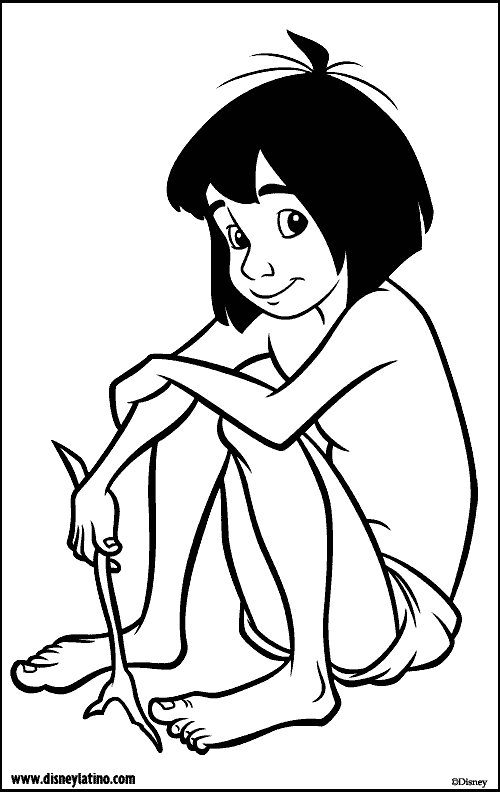 The jungle book coloring pages