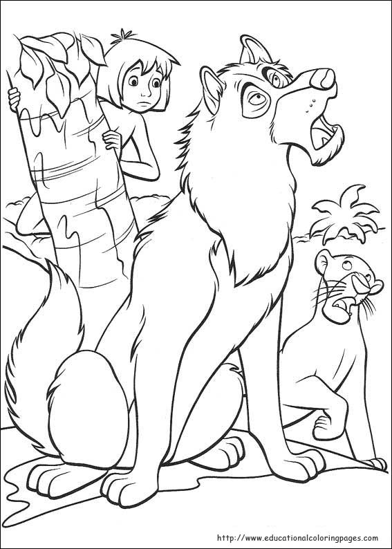 Jungle book coloring