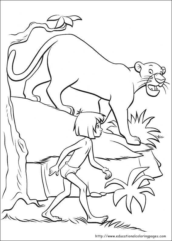 Jungle book coloring