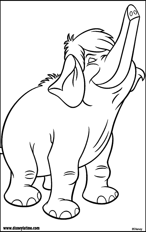 The jungle book coloring pages