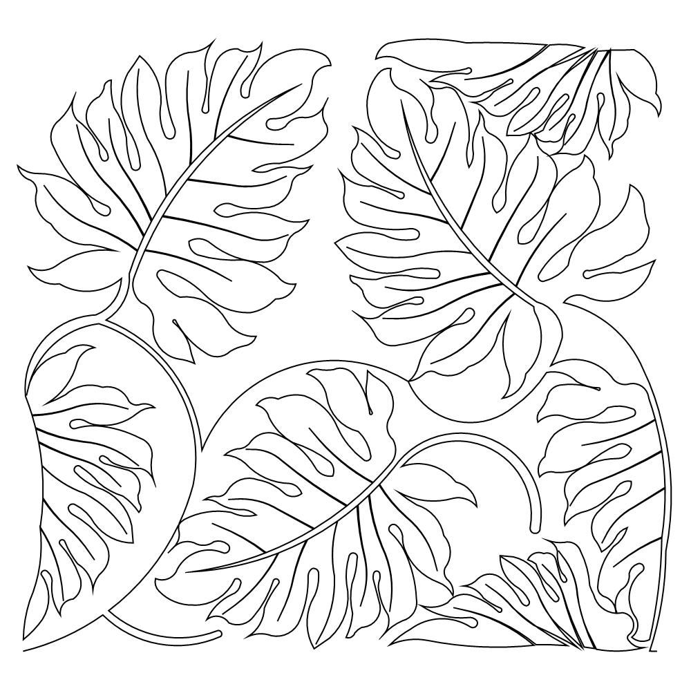 Jungle leaves fall leaves coloring pages leaf coloring page leaf drawing