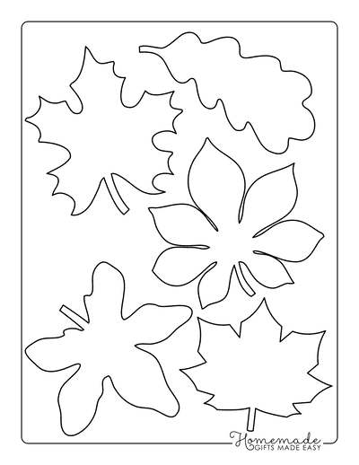 Free leaf templates